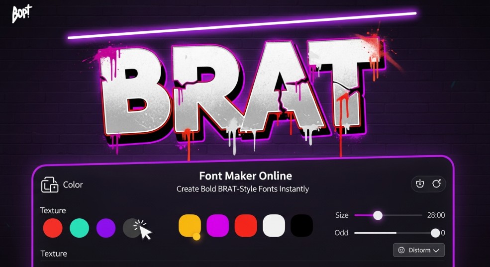 Brat Font Maker Online