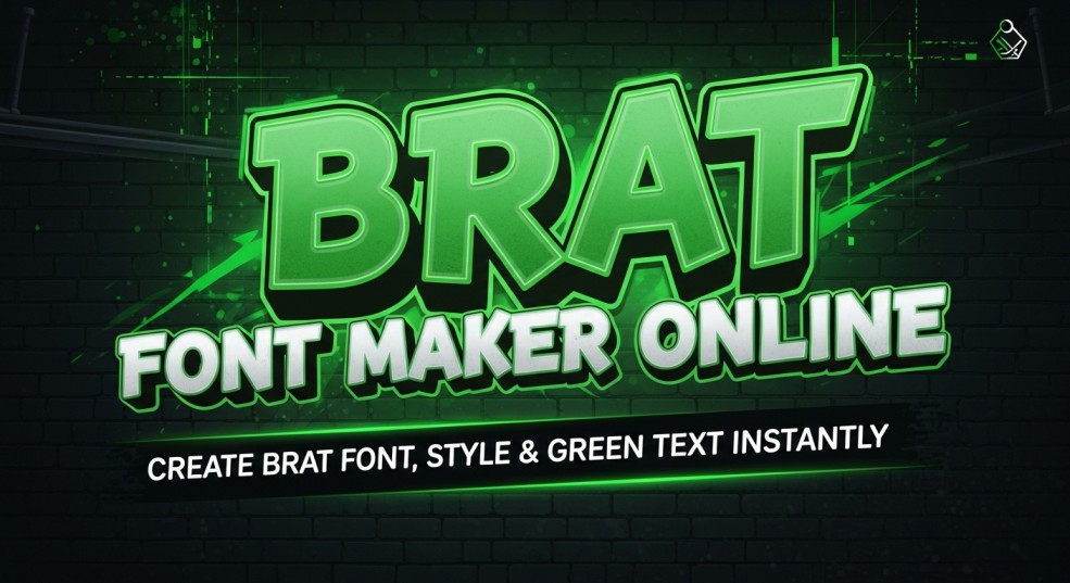 Brat Font Maker Online